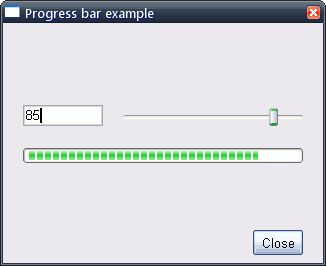 Progress Bars using the XP theme.